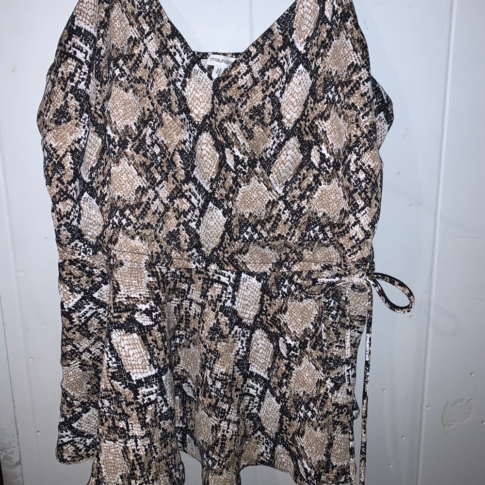 Snakeskin wrap tank!